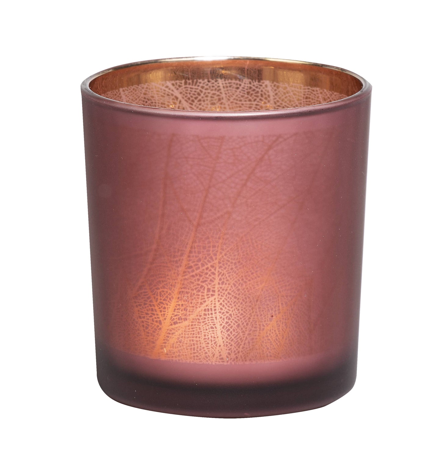 Russet-Red Taro Leaf Tealight Holder 3" x 3" - Box of 6
