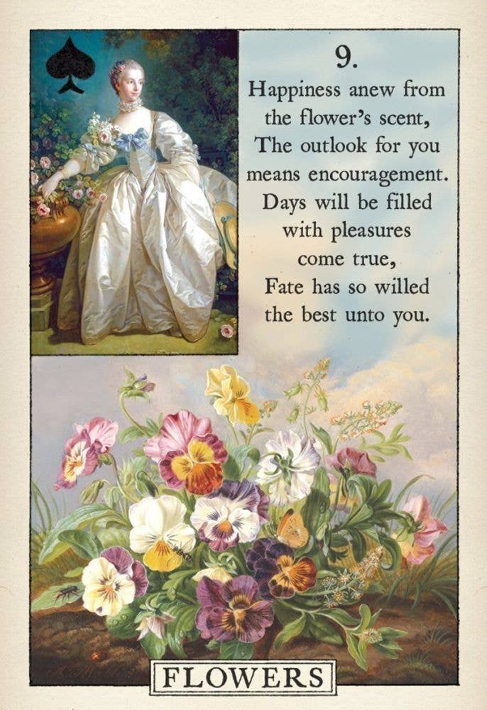 Blue Bird Lenormand Fortune Telling Cards