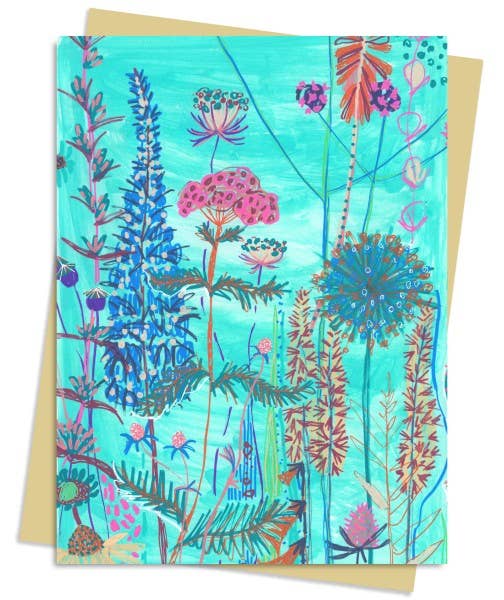 Lucy Innes Williams: Blue Garden House Greeting Card
