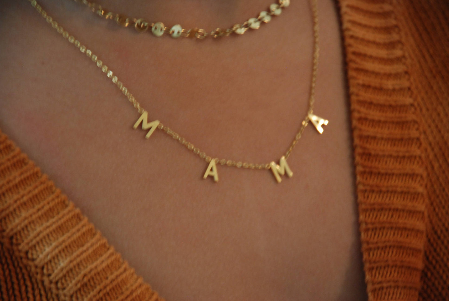 Gold Mama Necklace