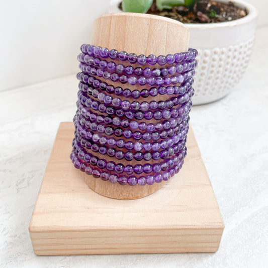 4mm Assorted Crystal Bead Bracelets
