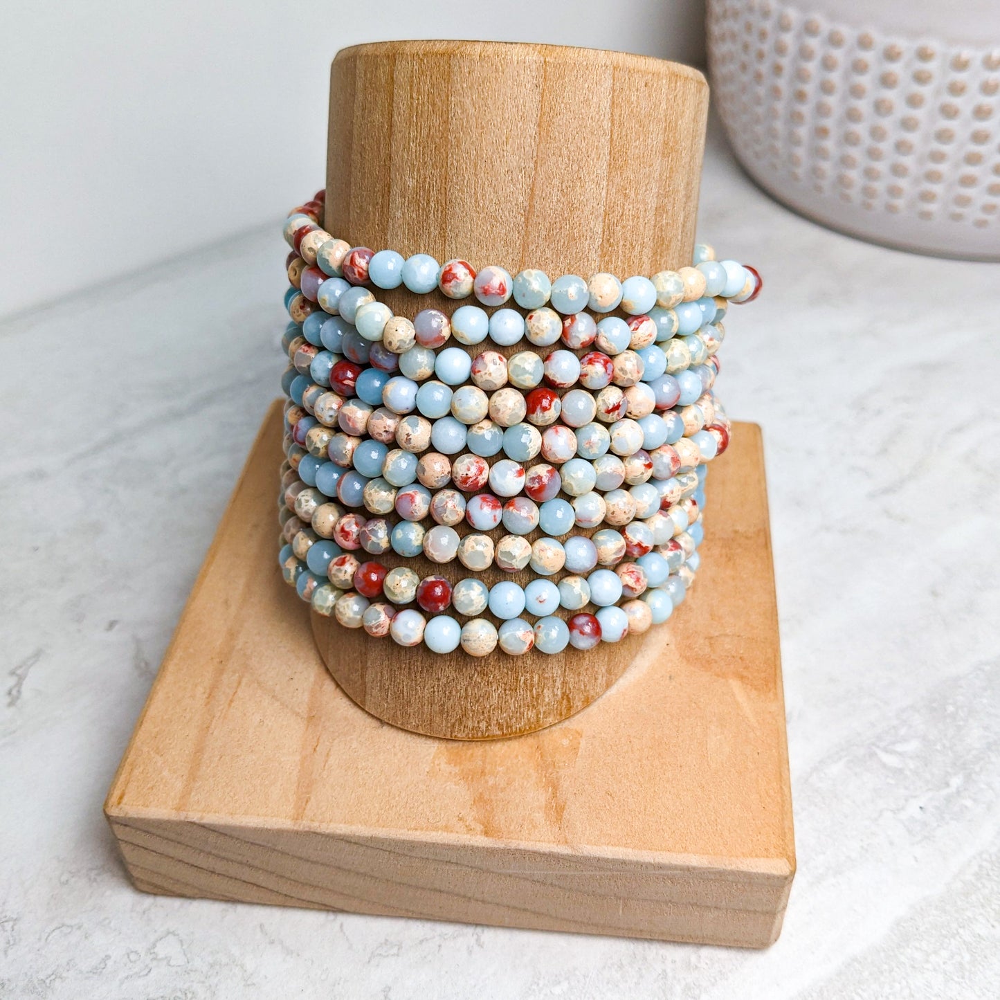 4mm Assorted Crystal Bead Bracelets