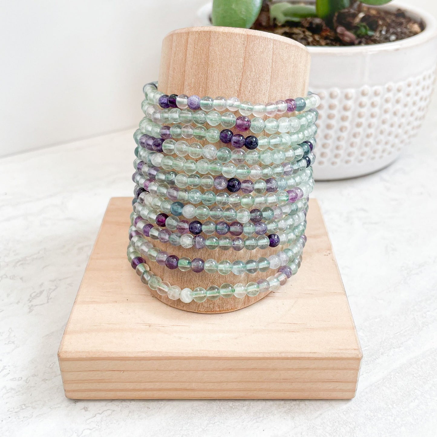 4mm Assorted Crystal Bead Bracelets