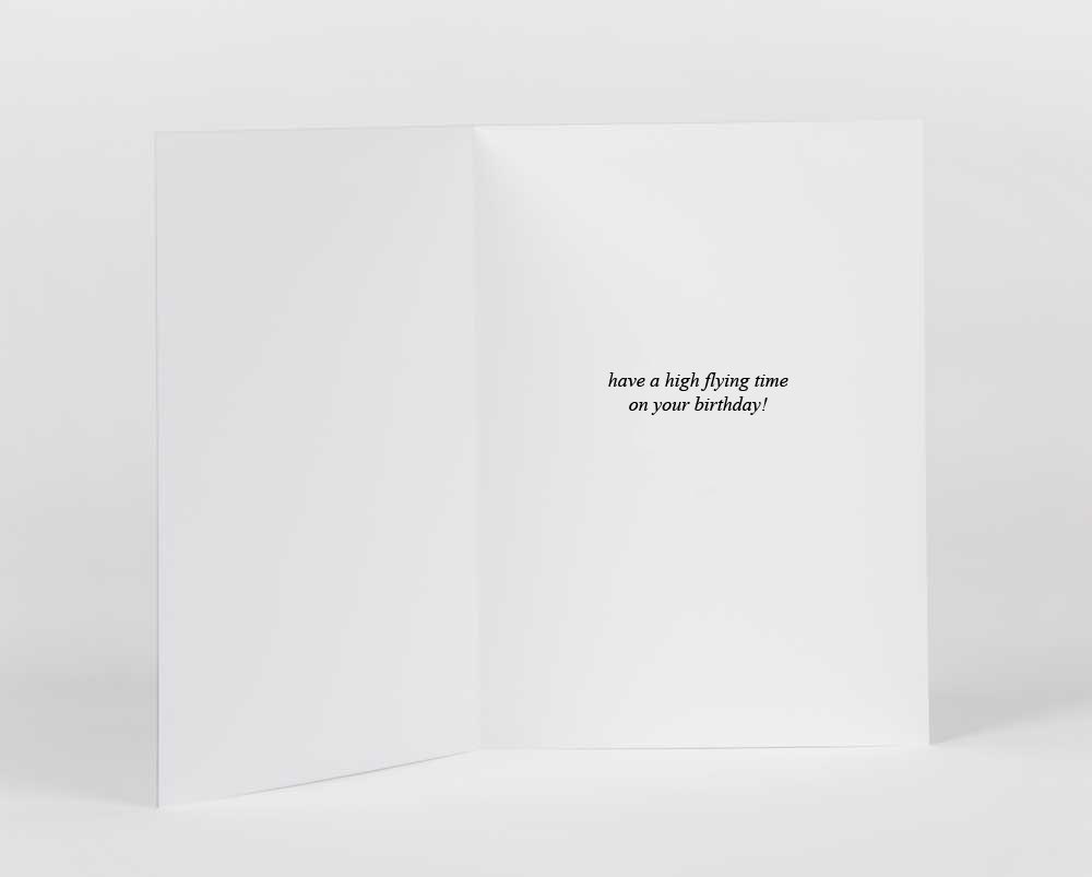 Trapeze Birthday Greeting Card
