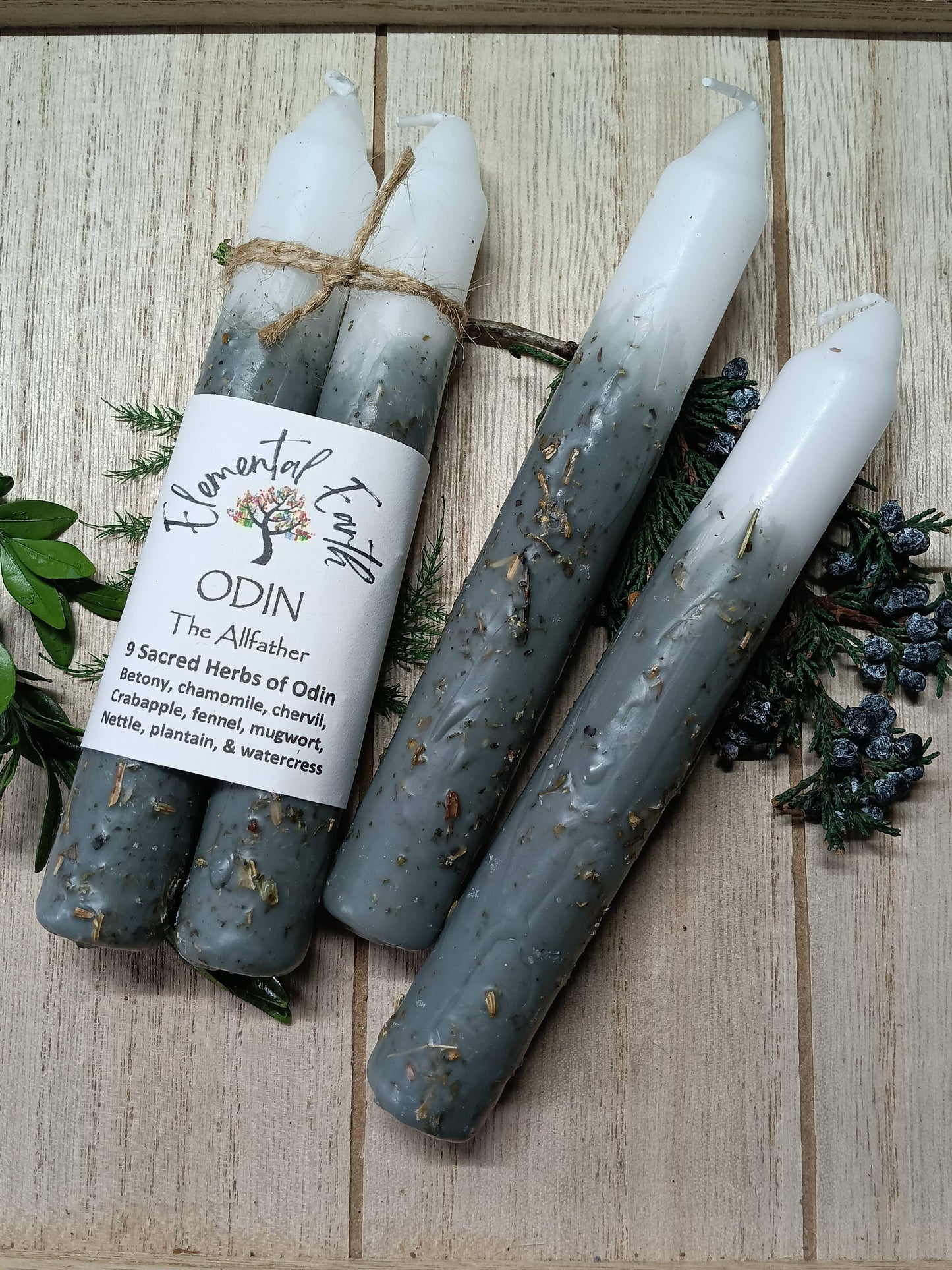 ODIN Herbal Intention 6 inch candles