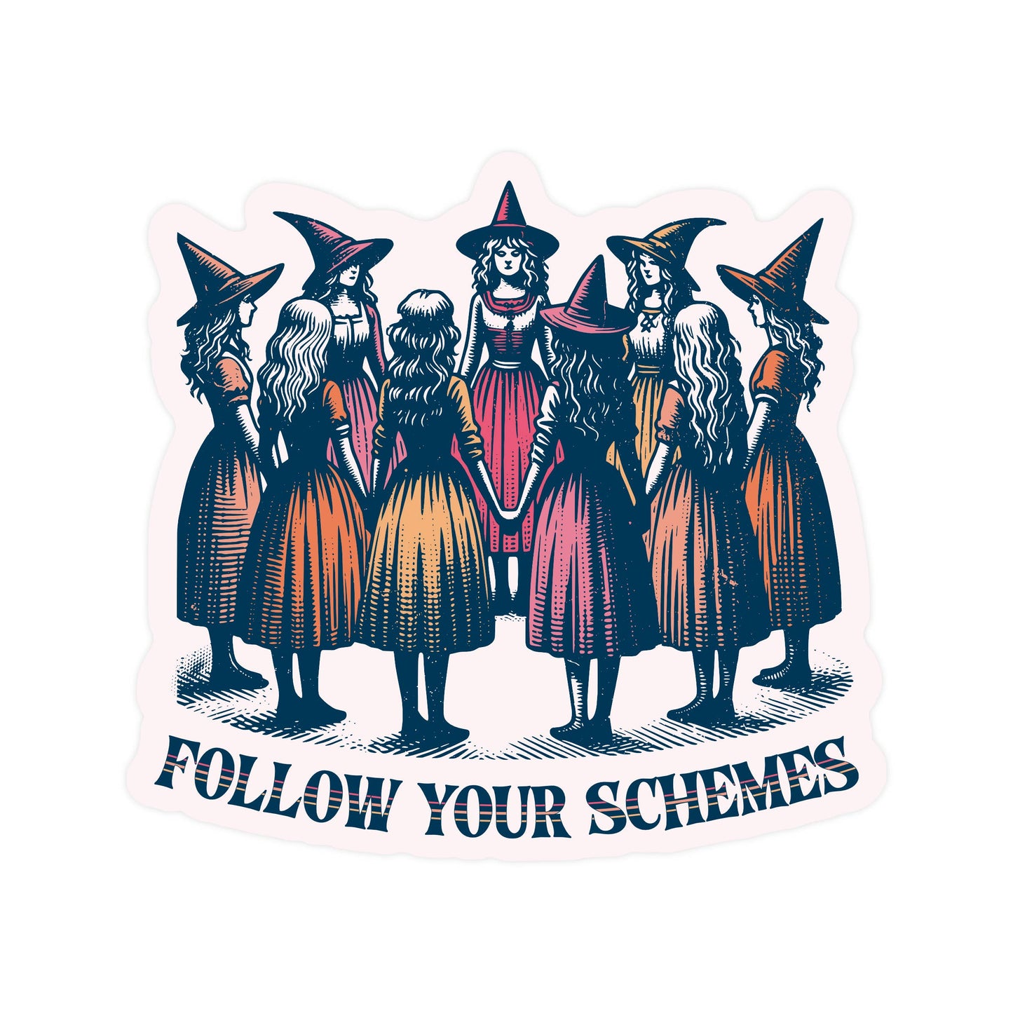 Follow Your Schemes Sticker