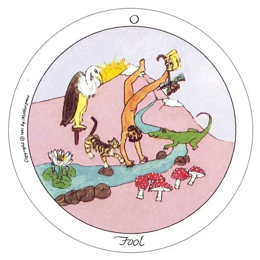 Mini Motherpeace Round Tarot Deck