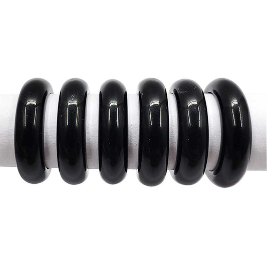 Black Obsidian Rings