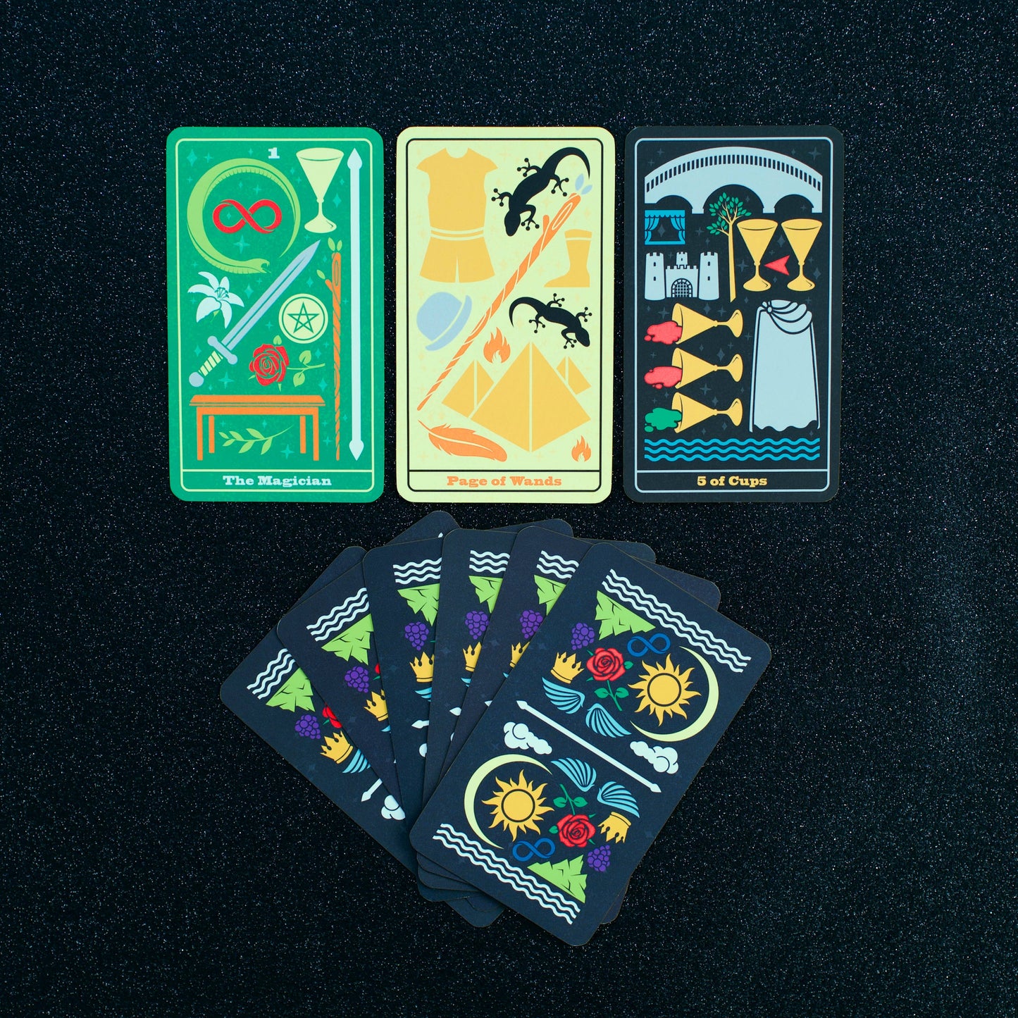 Tarot Disassembled: (78 Full-Color Cards)