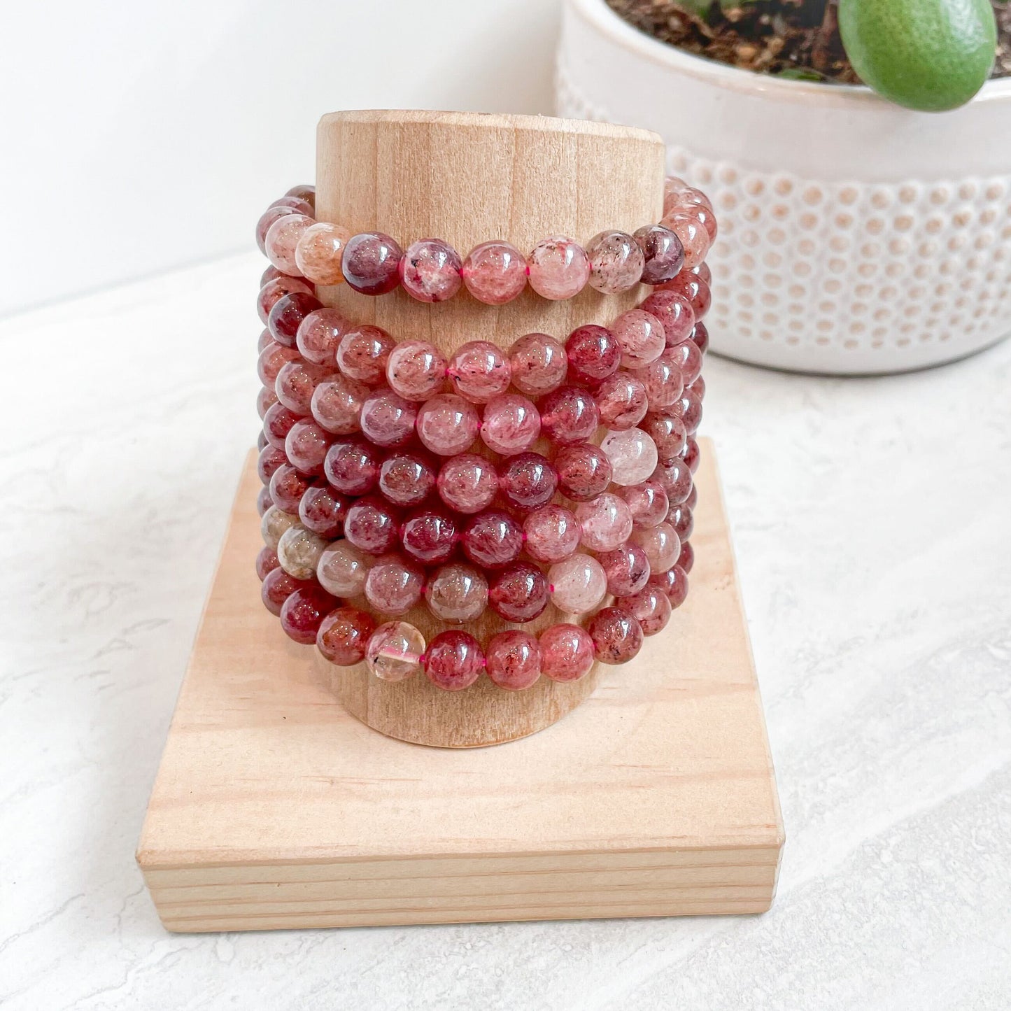 8mm Assorted Crystal Beaded Bracelets