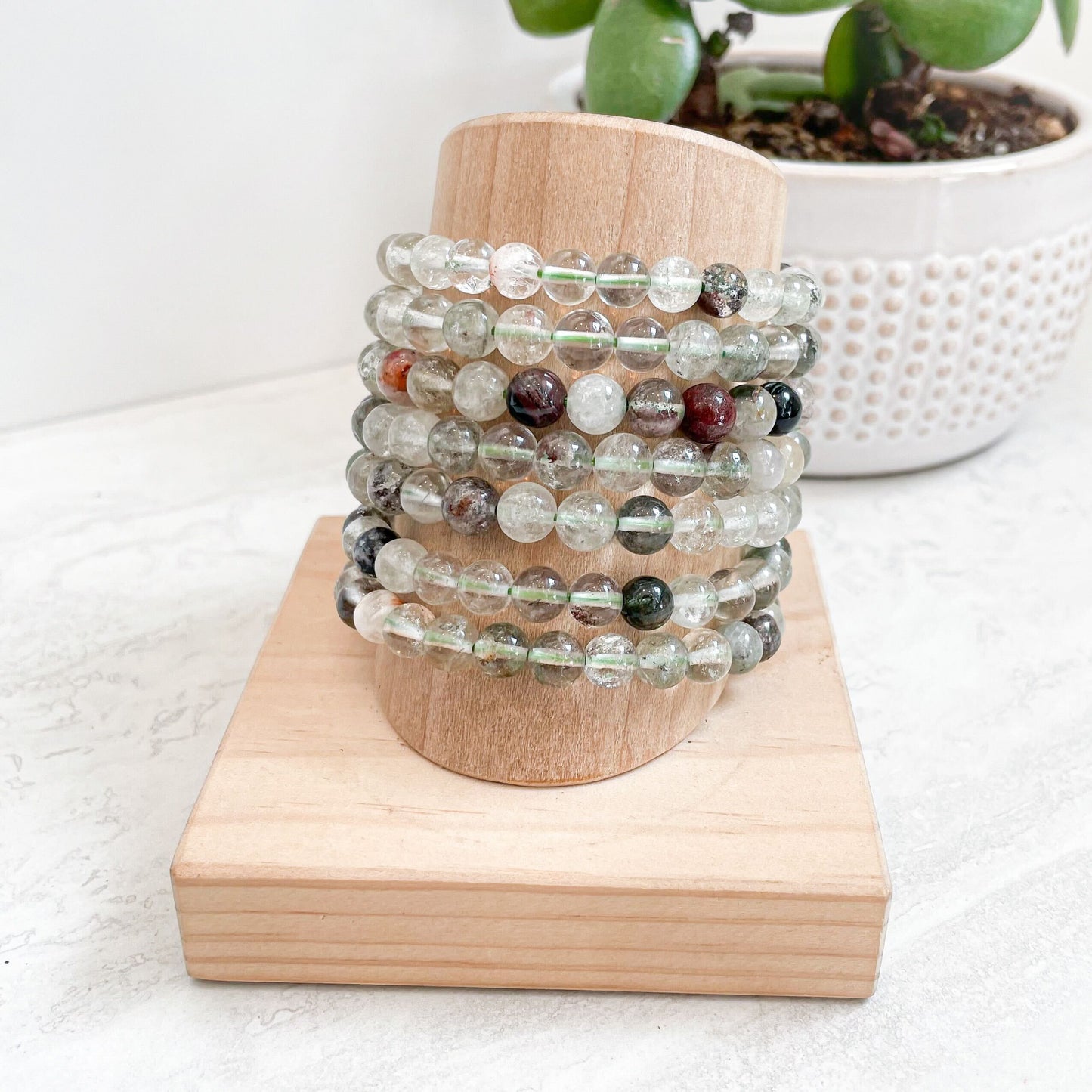 8mm Assorted Crystal Beaded Bracelets