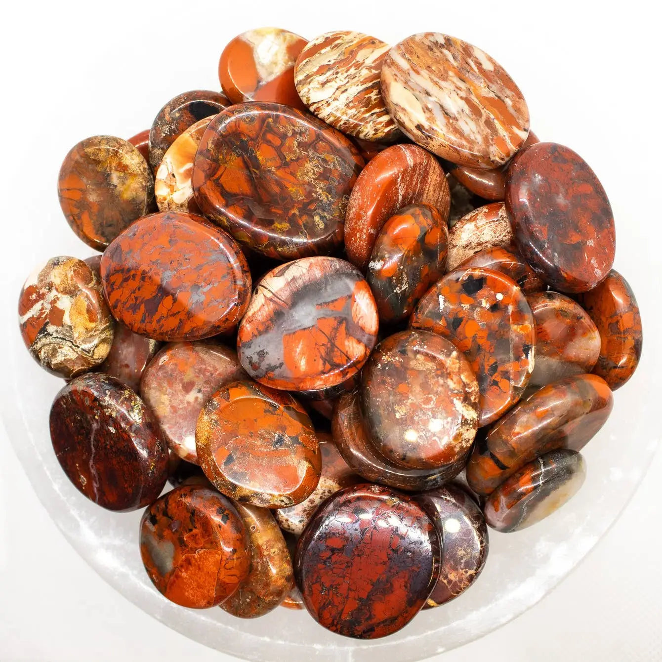 Brecciated Red Jasper Smooth Small Tumbles