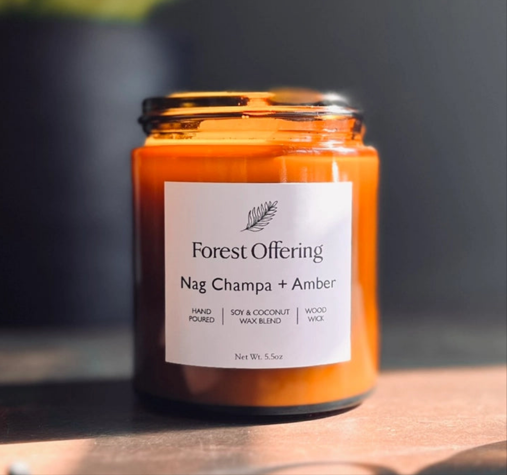 Nag Champa + Amber Candle