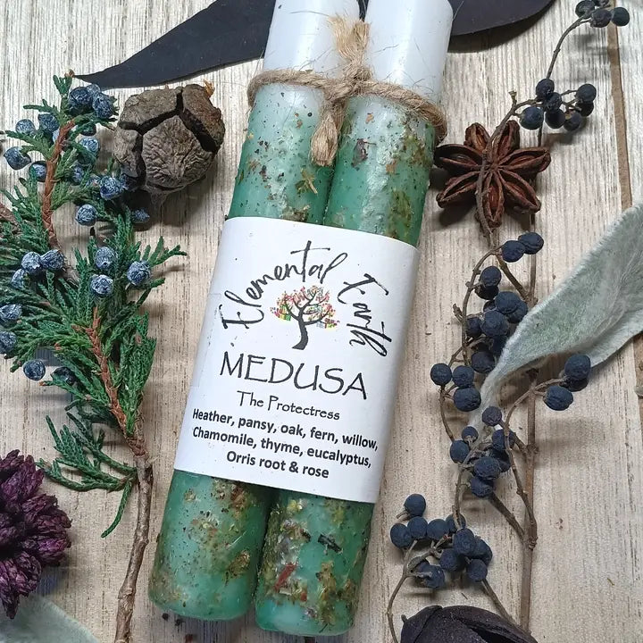 Medusa Herbal 6 inch Candles