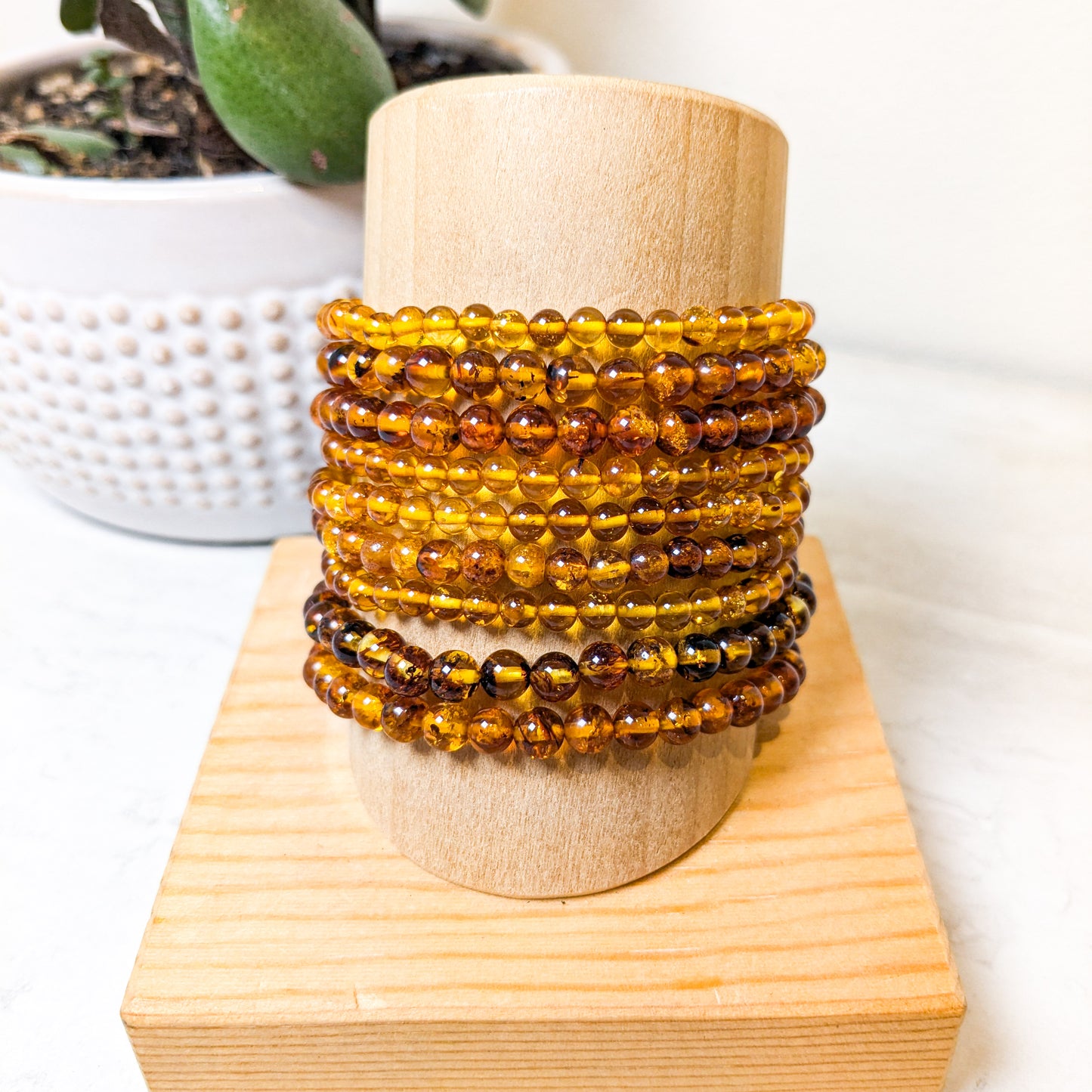 4mm Assorted Crystal Bead Bracelets