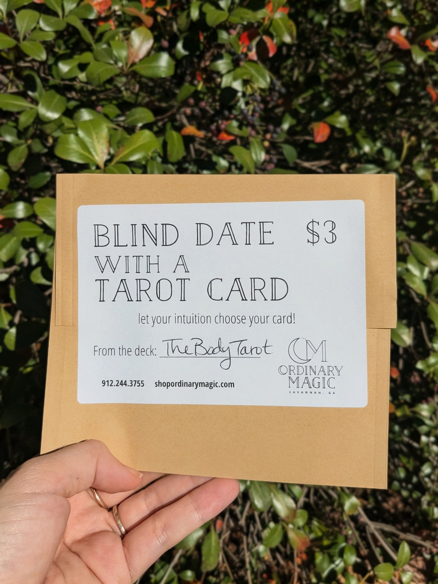 Blind Date with a Tarot Card Mystery Bag