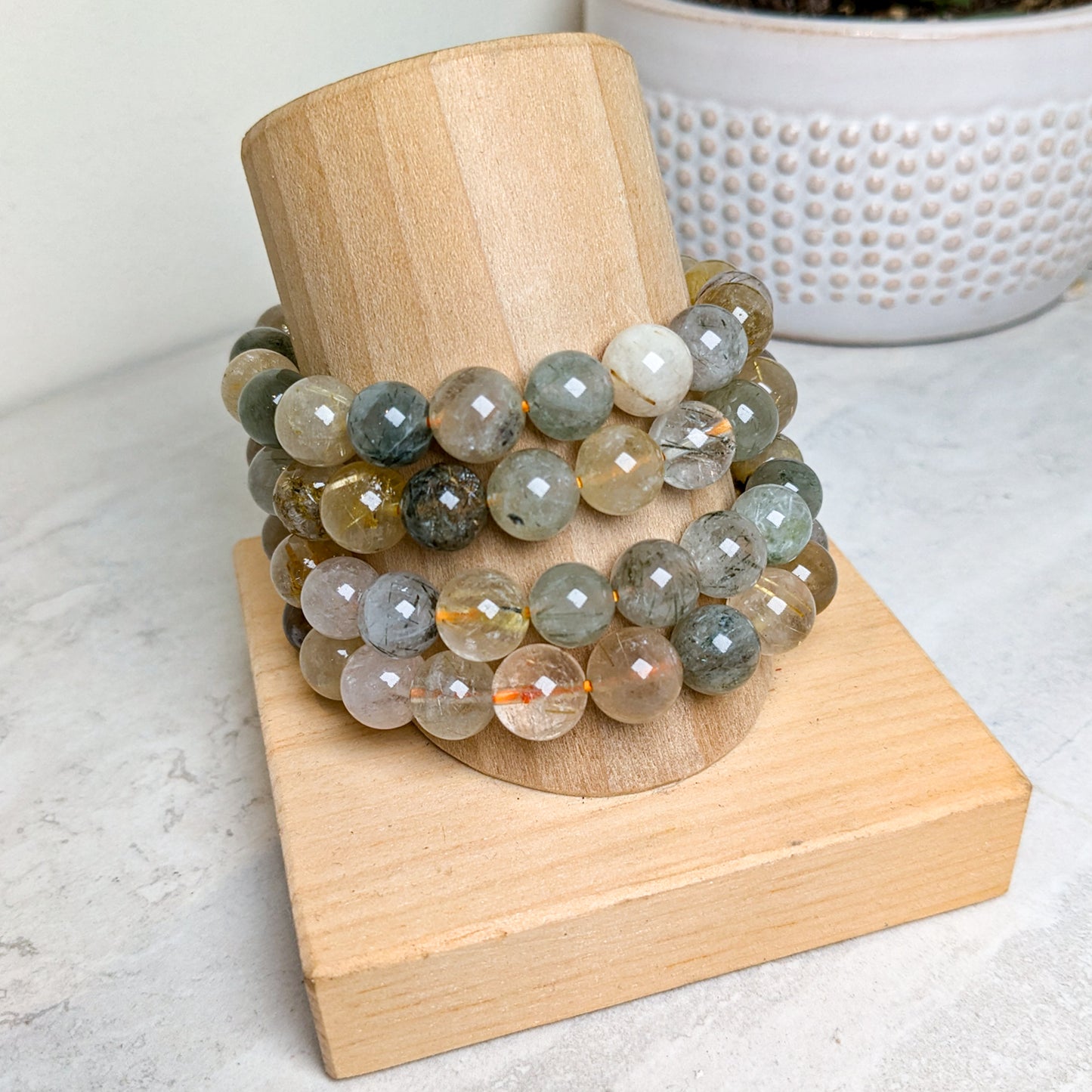 8mm Assorted Crystal Bead Bracelets