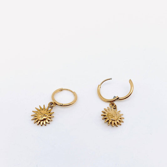 Sun Huggie Earrings