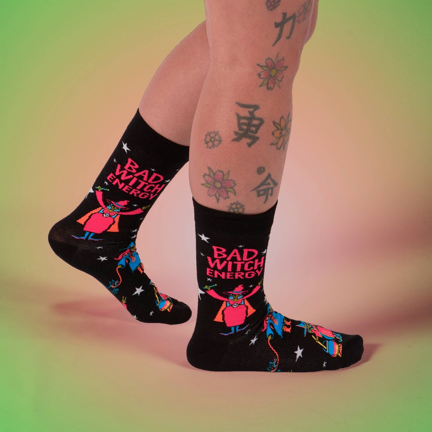 Bad Witch Energy Socks – Witchy Bold Everyday Comfort