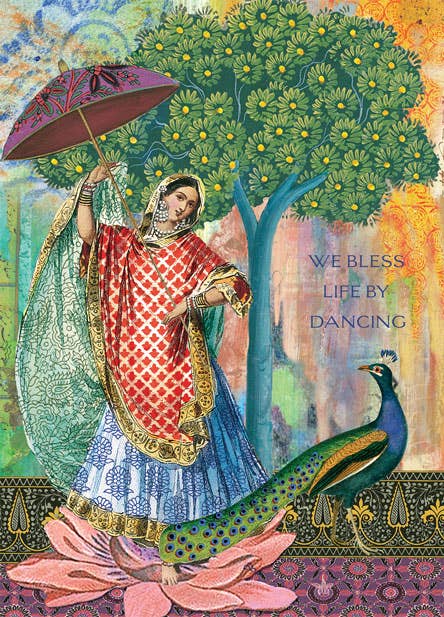 Bless By Dancing Greeting Card