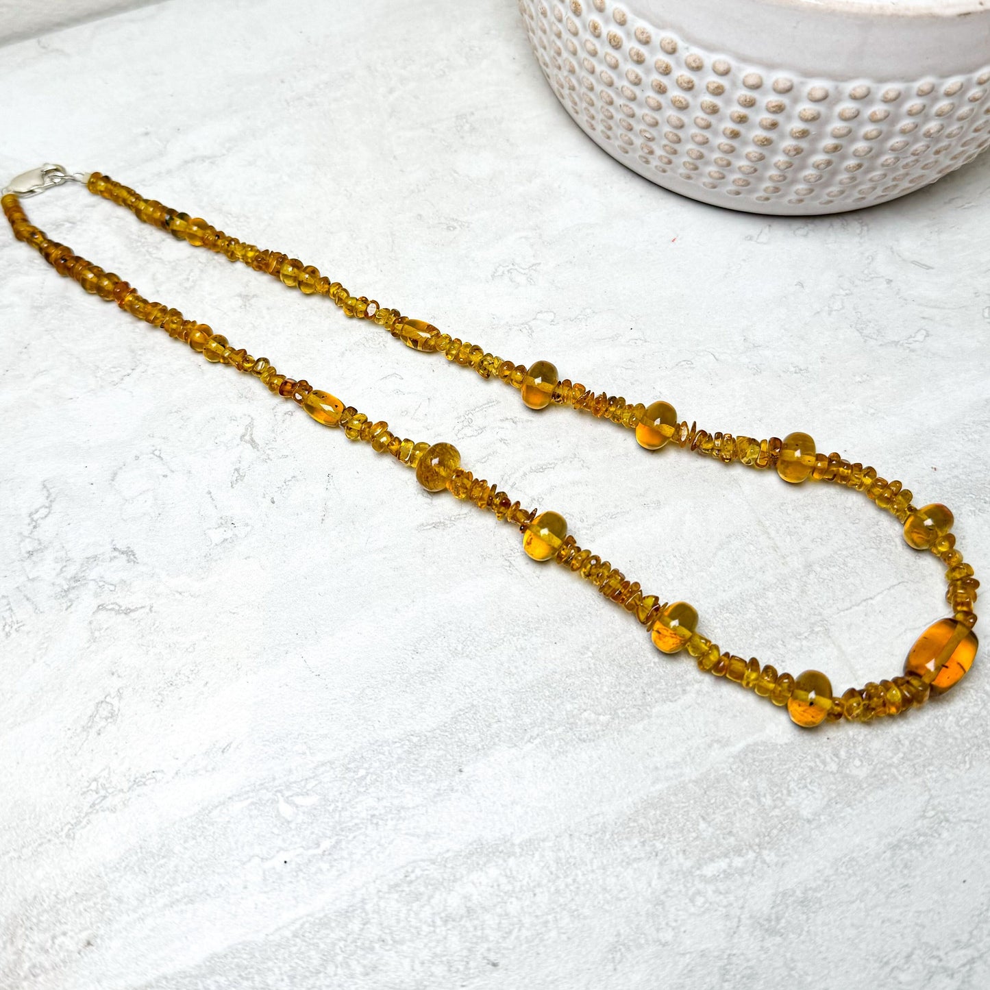 Amber Beaded Necklaces