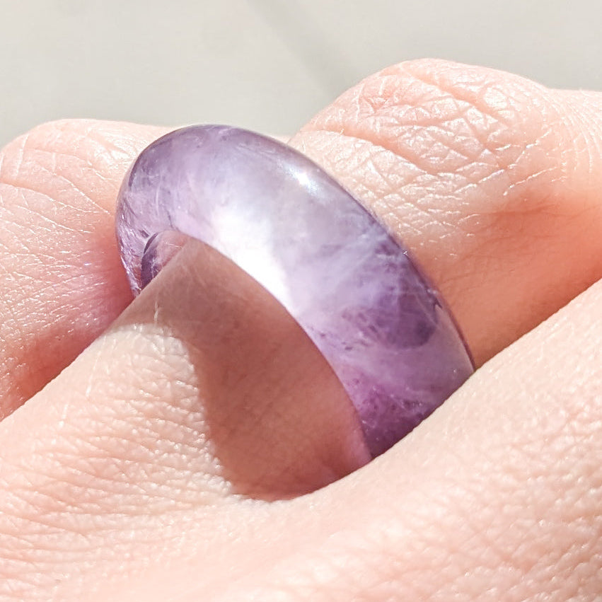Chevron Amethyst Ring