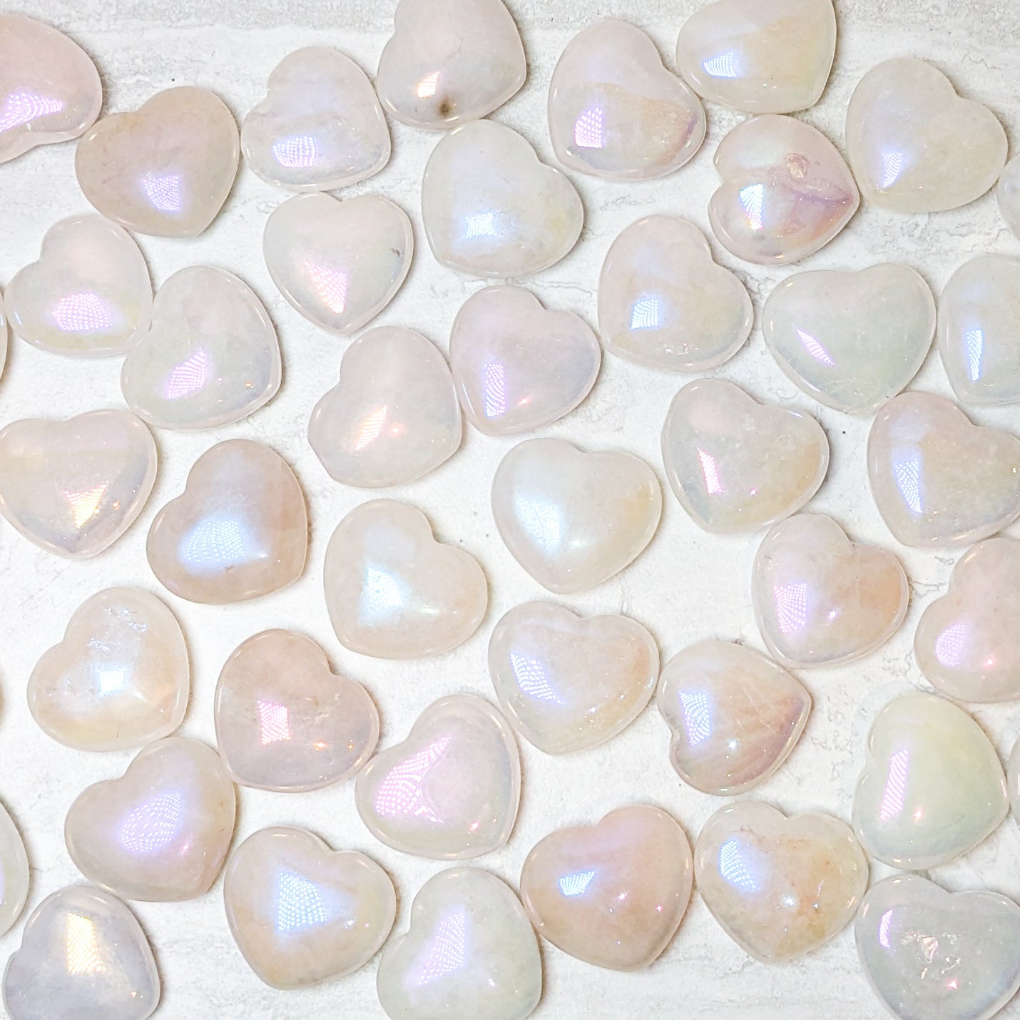 Angel Aura Quartz Hearts 1"