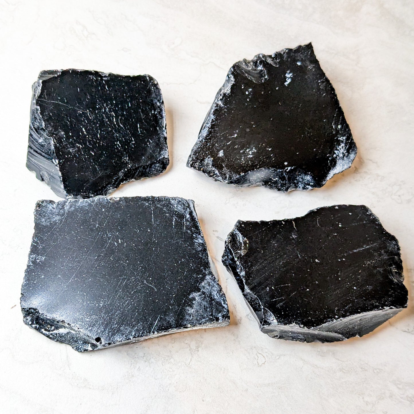 Top Polished Black Obsidian