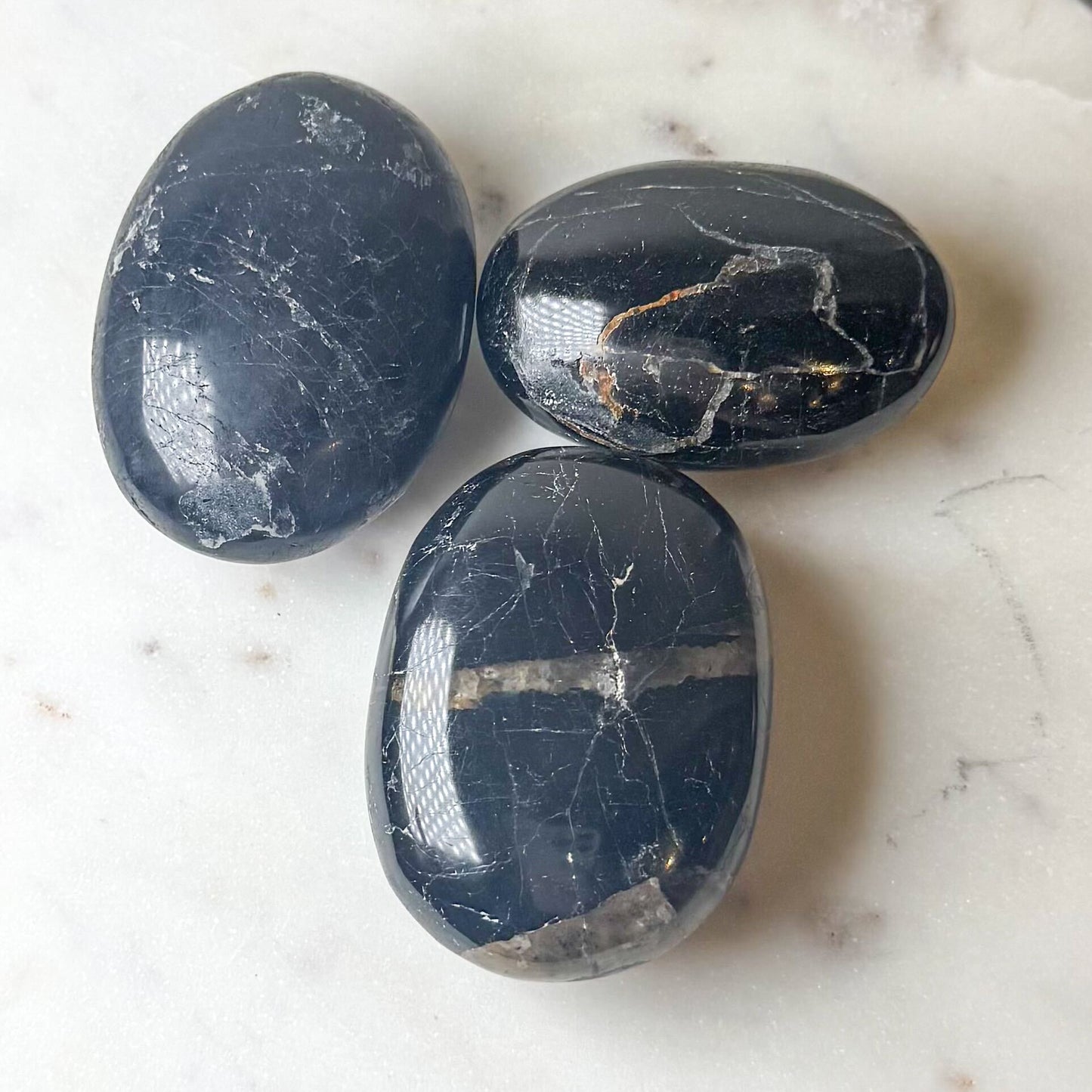 Black Tourmaline Palmstone