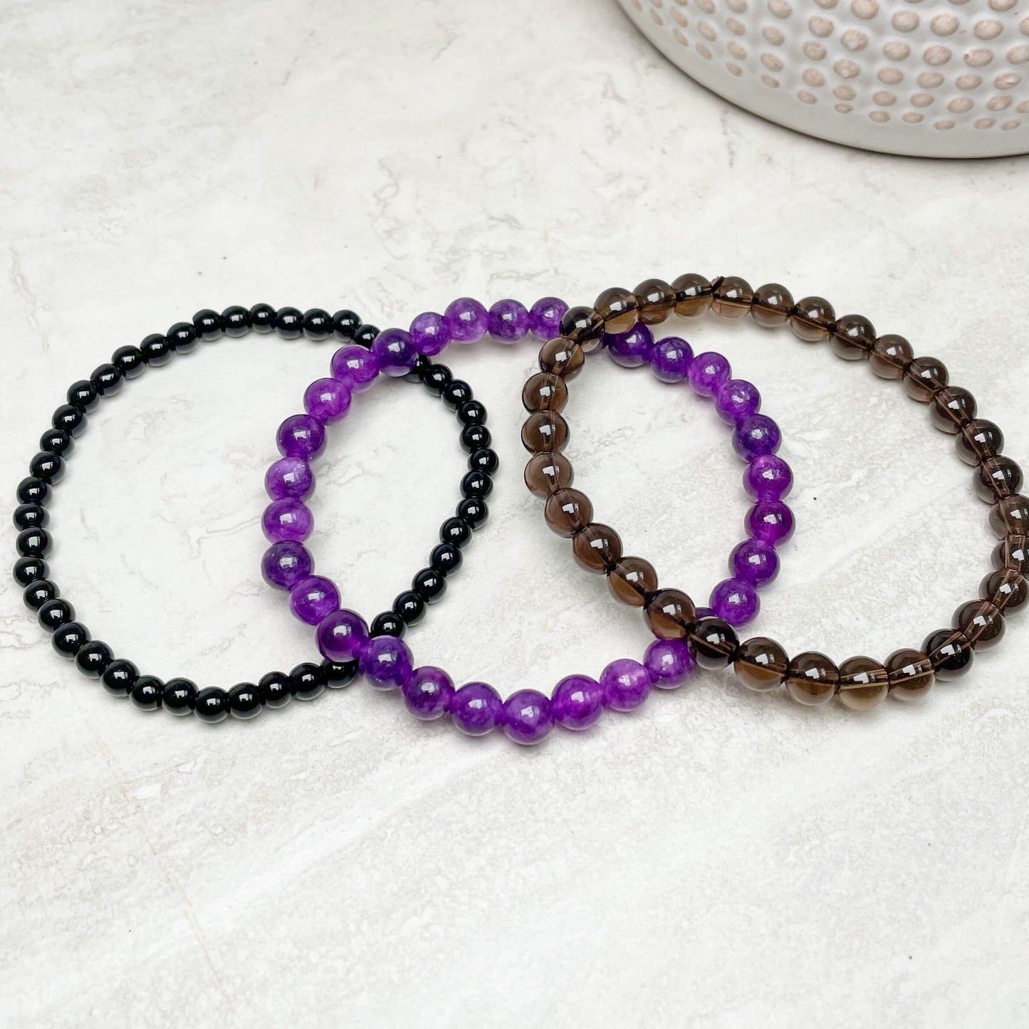 Intention Crystal Crystal Beaded Bracelet Stacks | Assorted Intentions