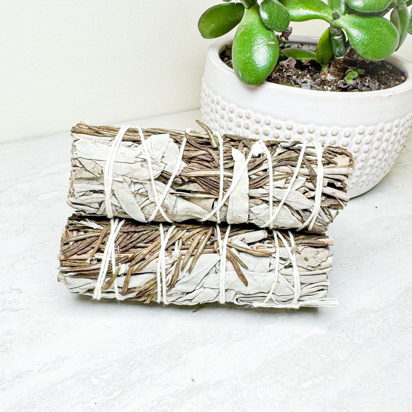 White Sage + Rosemary Burn Wand