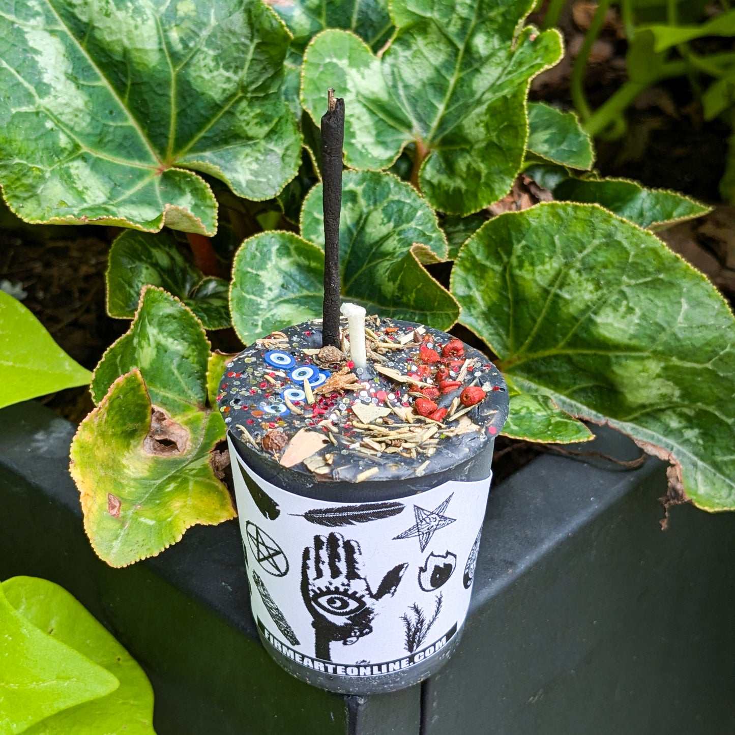 Spell Votive Candle | F*ck Outta Here | Vibrational Purge