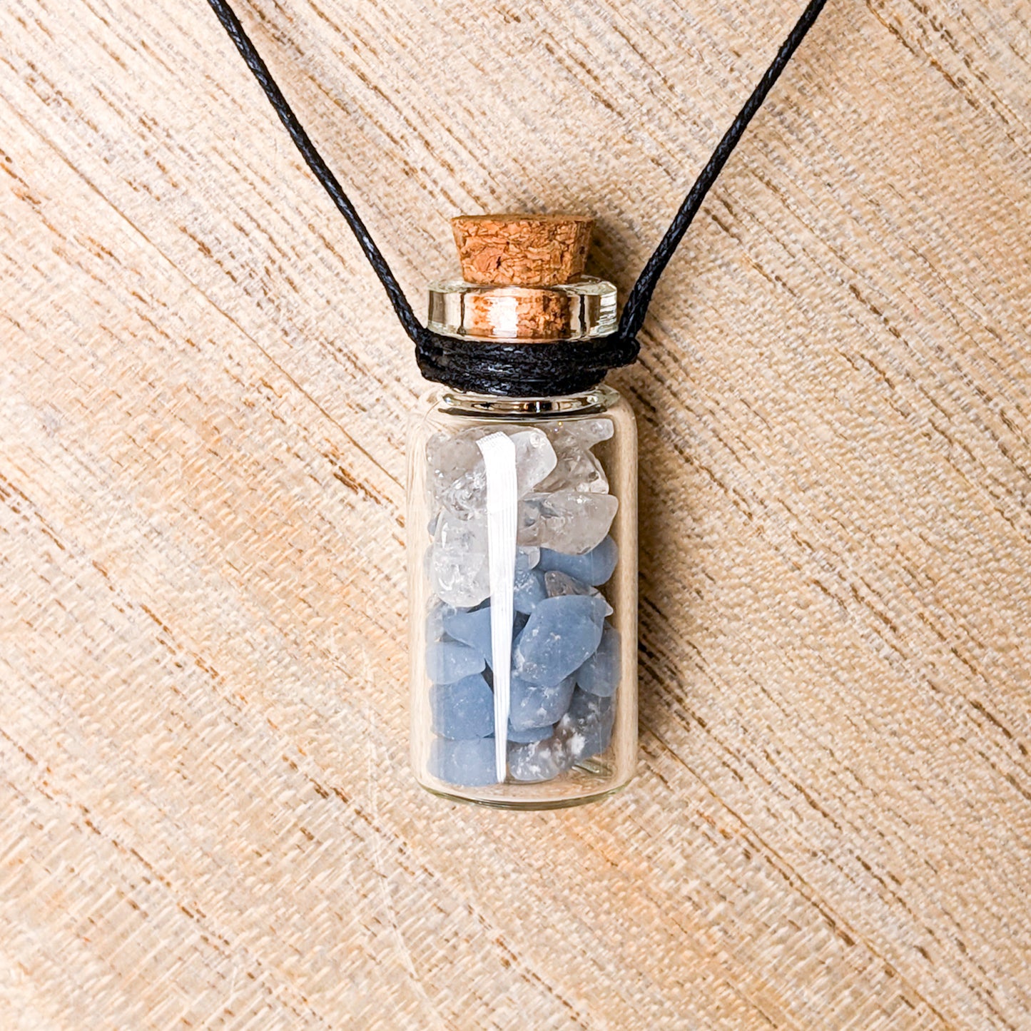Mini Spell Jar Necklace | Various Crystals