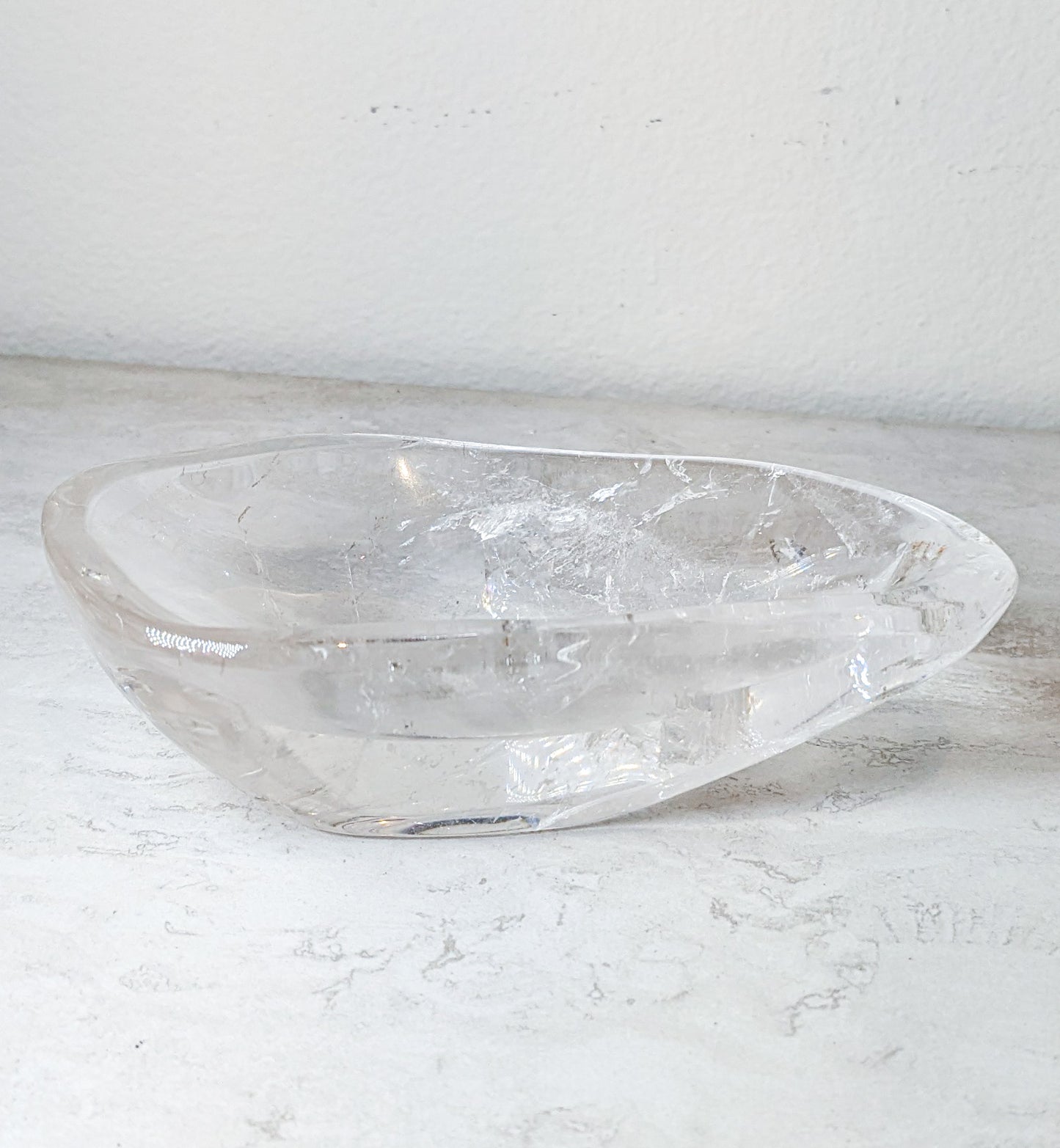Clear Quartz Crystal Bowl
