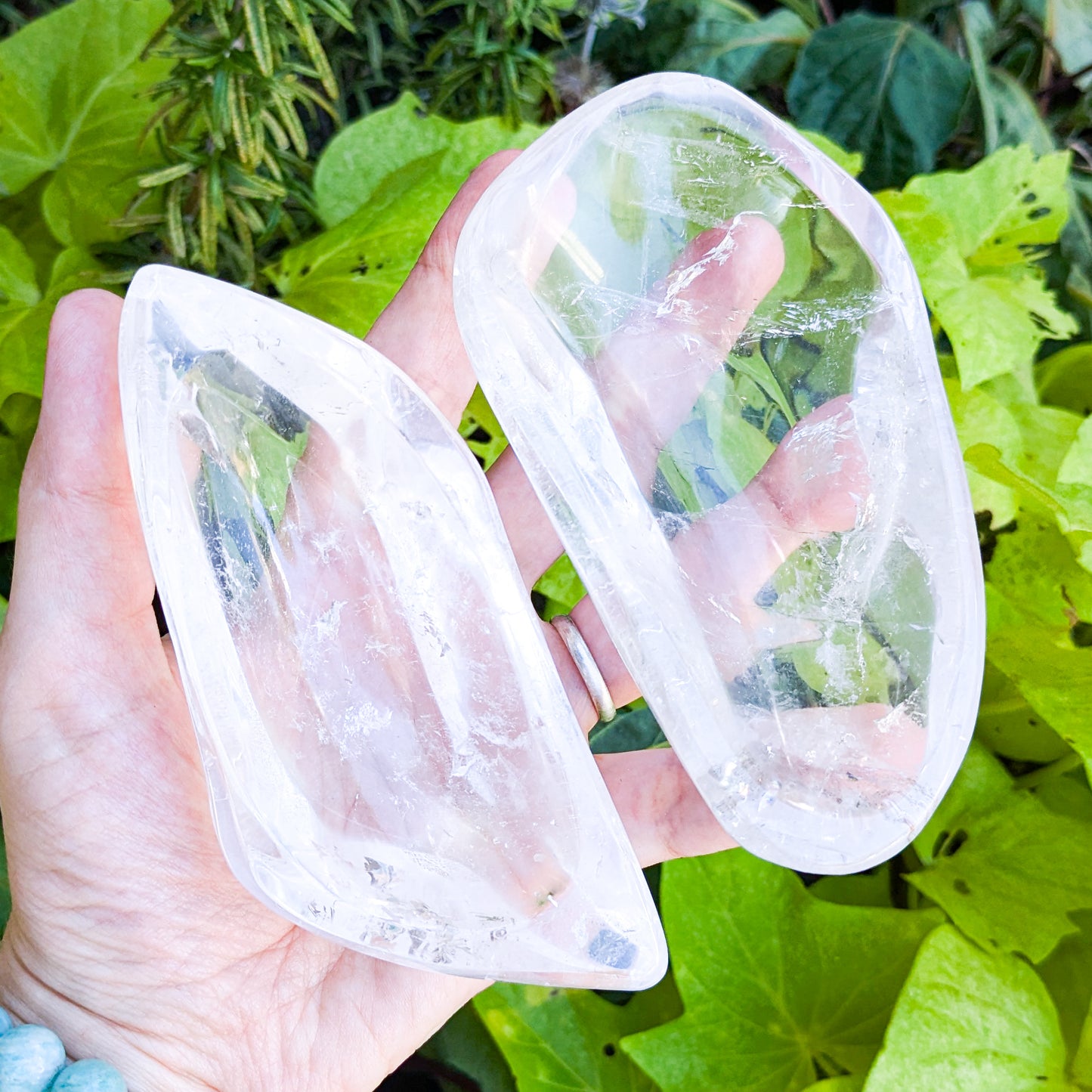 Clear Quartz Crystal Bowl