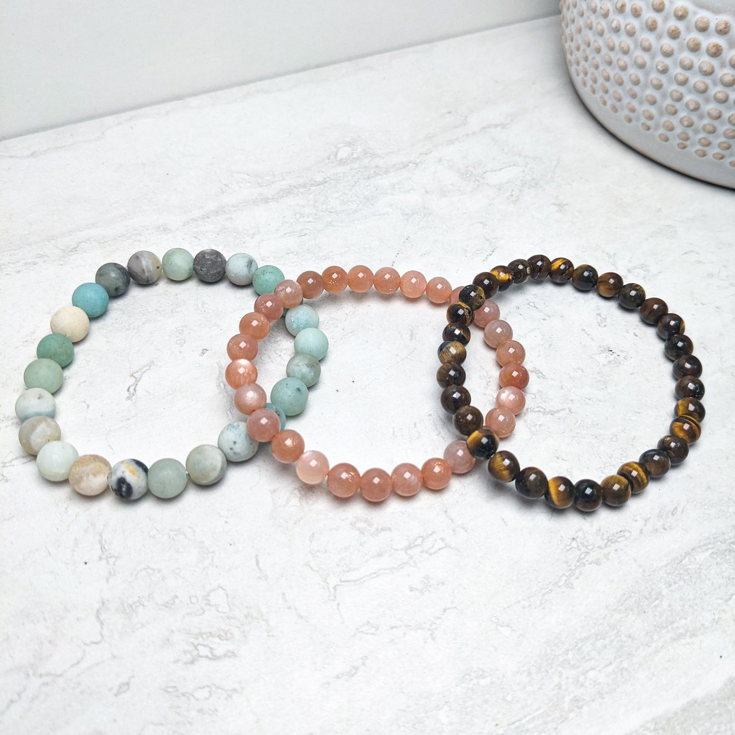 Intention Crystal Crystal Beaded Bracelet Stacks | Assorted Intentions