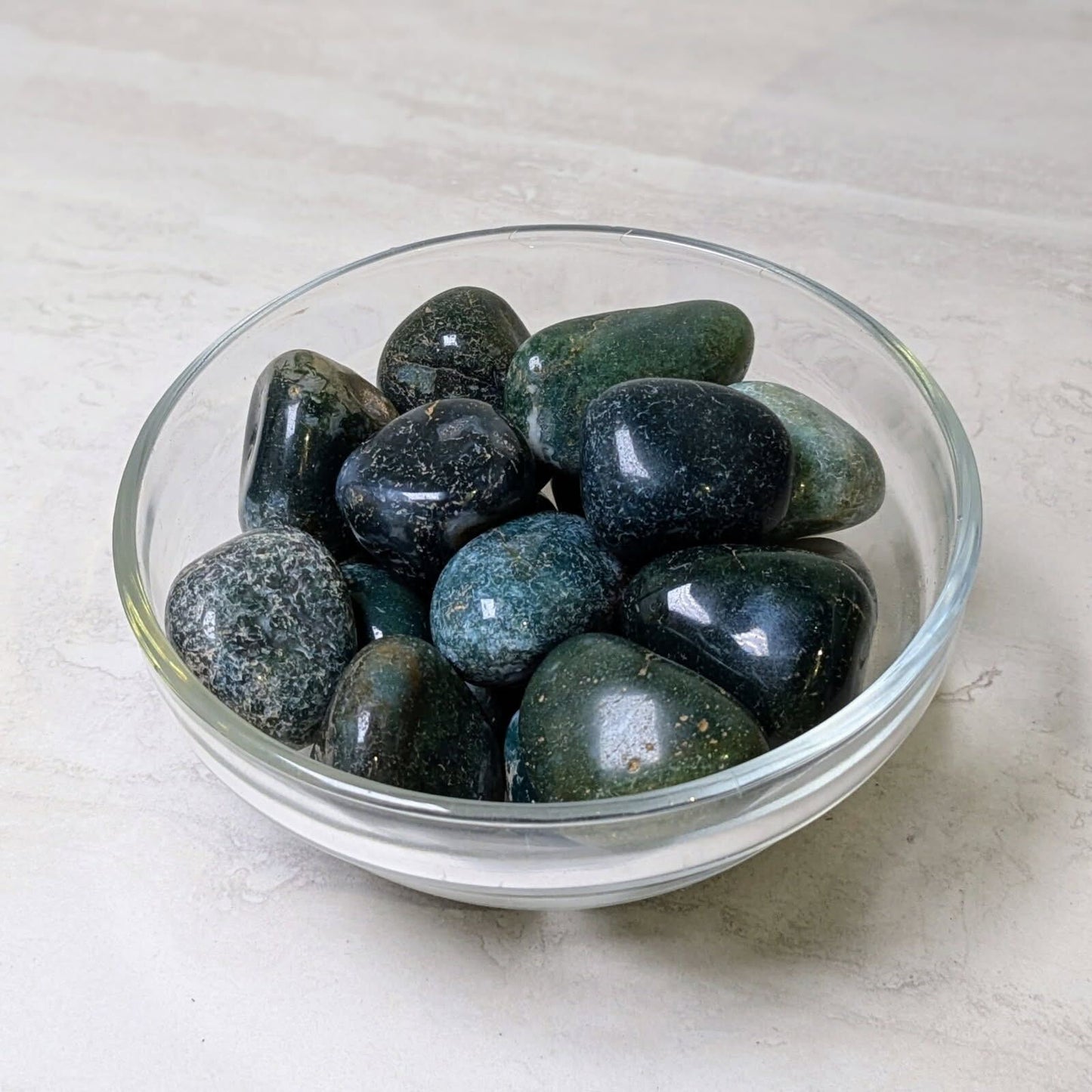Moss Agate Tumbles