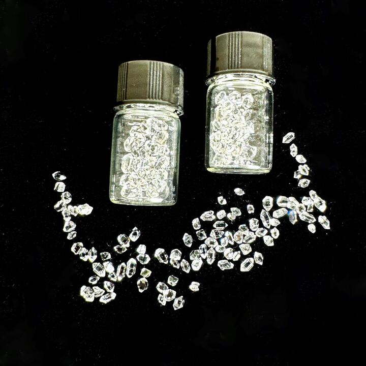 Bottled Double Terminated Clear Quartz Crystals