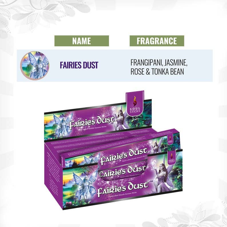 Soul Sticks - Fairies Dust Masala Incense Sticks