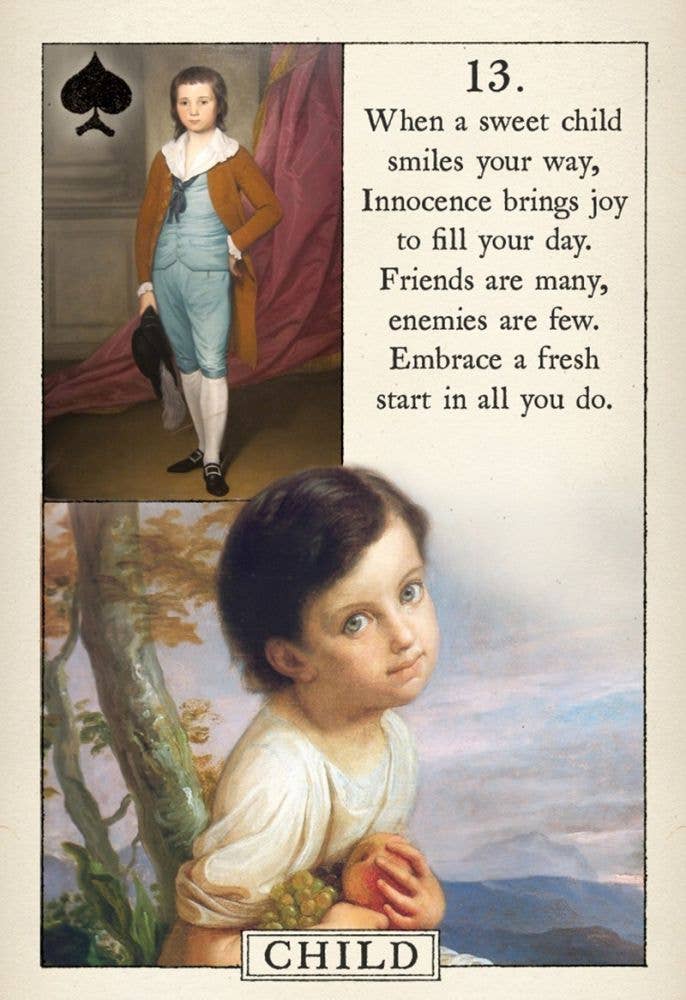 Blue Bird Lenormand Fortune Telling Cards