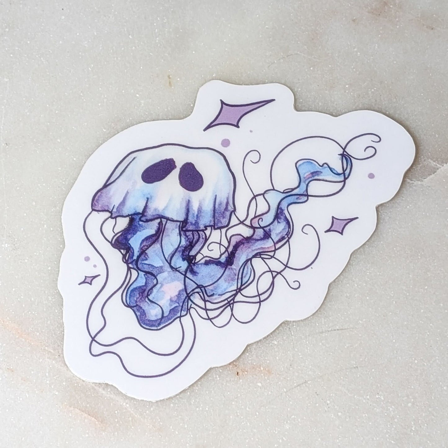 Ghost Jellyfish Sticker