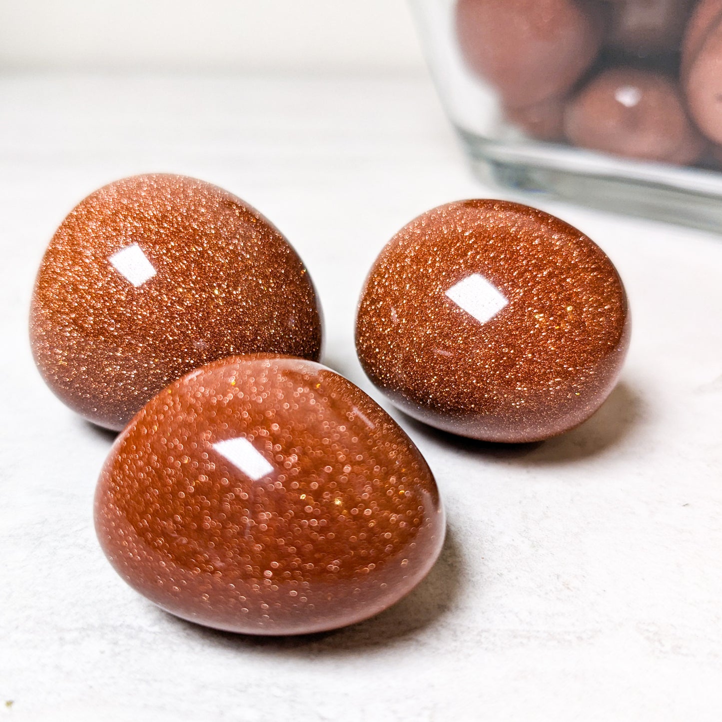 Red Goldstone Tumbles | 1.5"