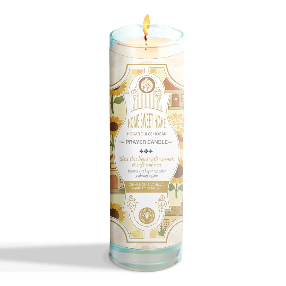 Home Sweet Home Prayer Candle 8" (9.5 oz)
