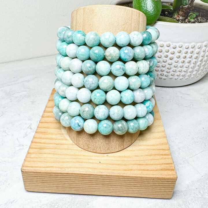 8mm Assorted Crystal Beaded Bracelets