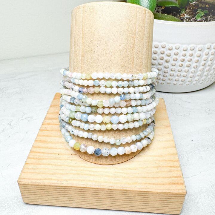 4mm Assorted Crystal Bead Bracelets