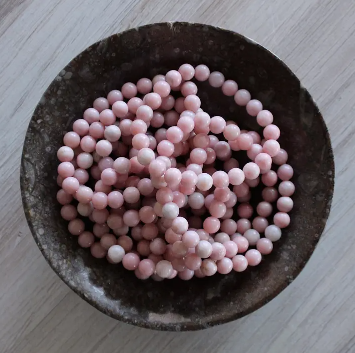 Pink opal bracelet 8mm