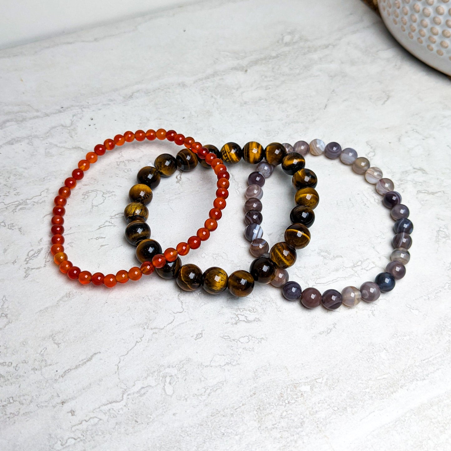 Intention Crystal Crystal Beaded Bracelet Stacks | Assorted Intentions
