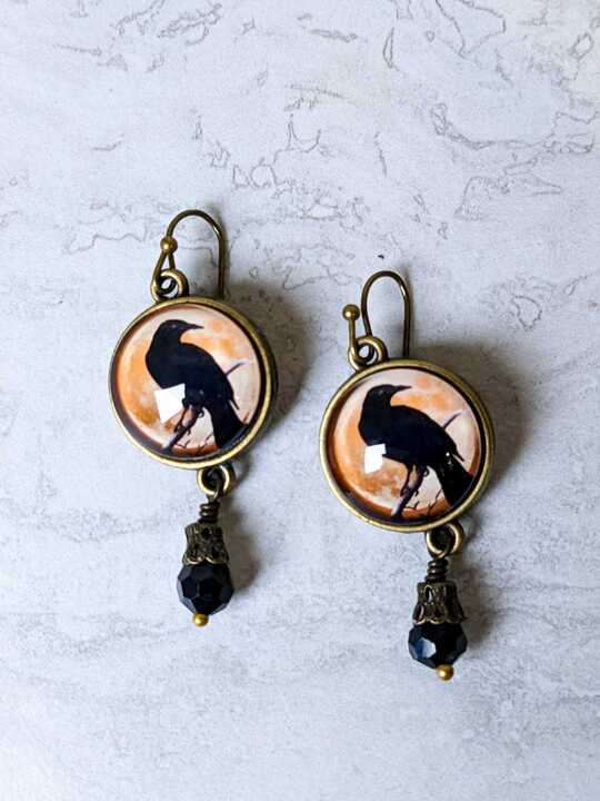 Raven Dangle Earrings