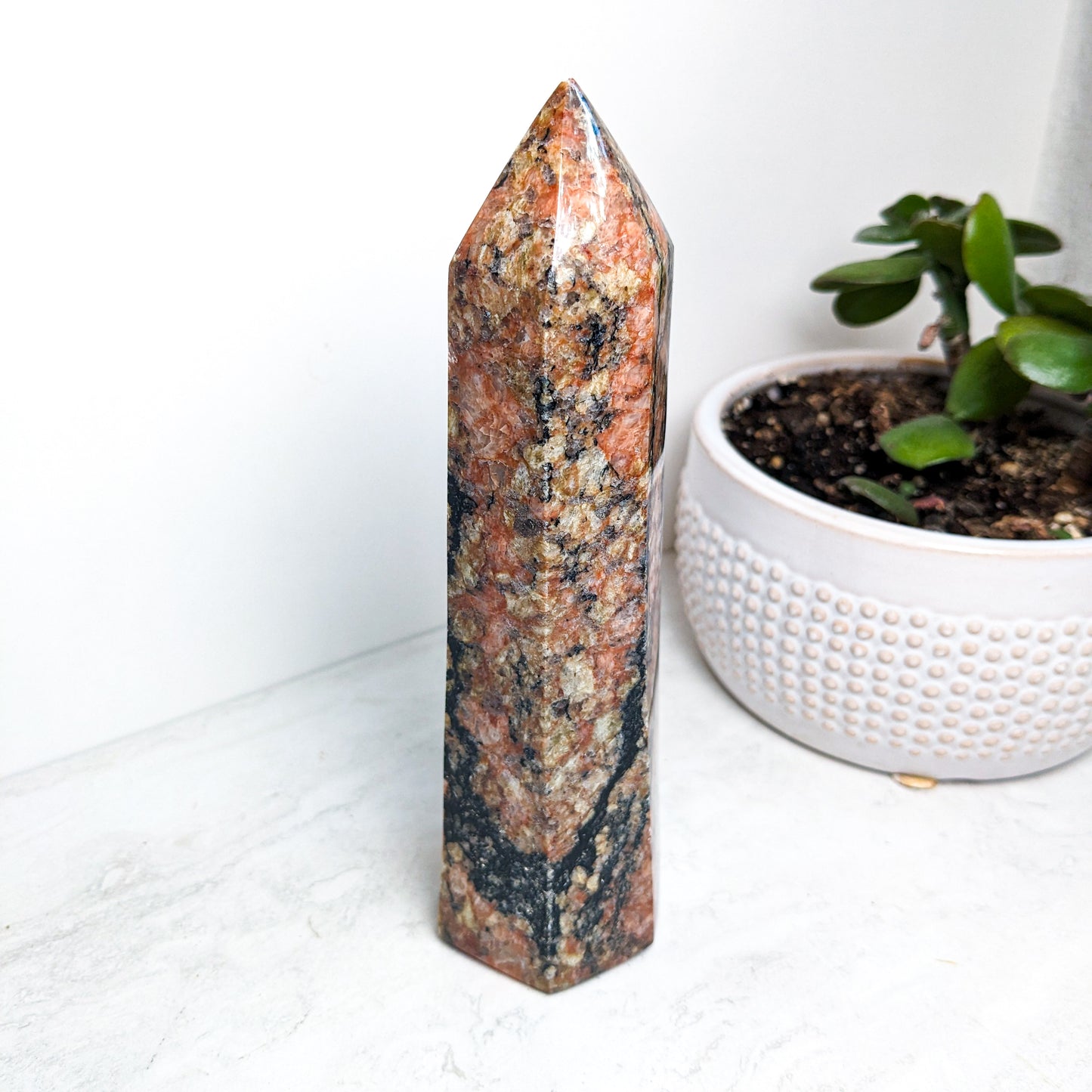 Rhodonite Standing Points