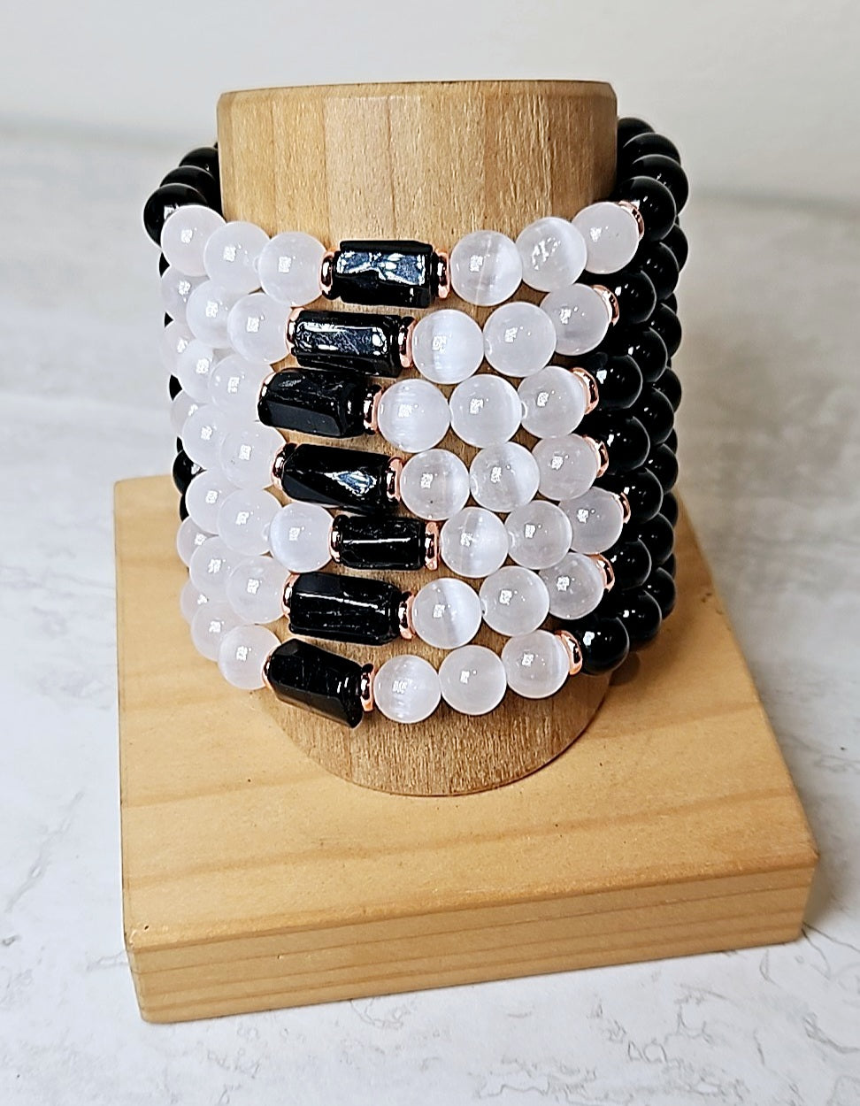 8mm Assorted Crystal Bead Bracelets
